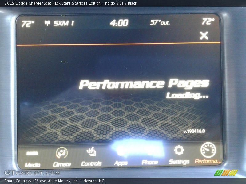 Indigo Blue / Black 2019 Dodge Charger Scat Pack Stars & Stripes Edition