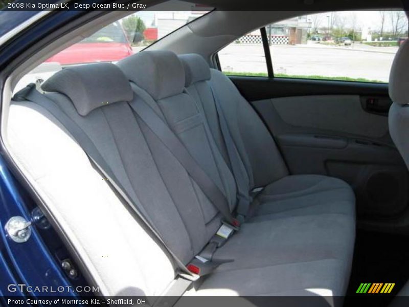 Deep Ocean Blue / Gray 2008 Kia Optima LX