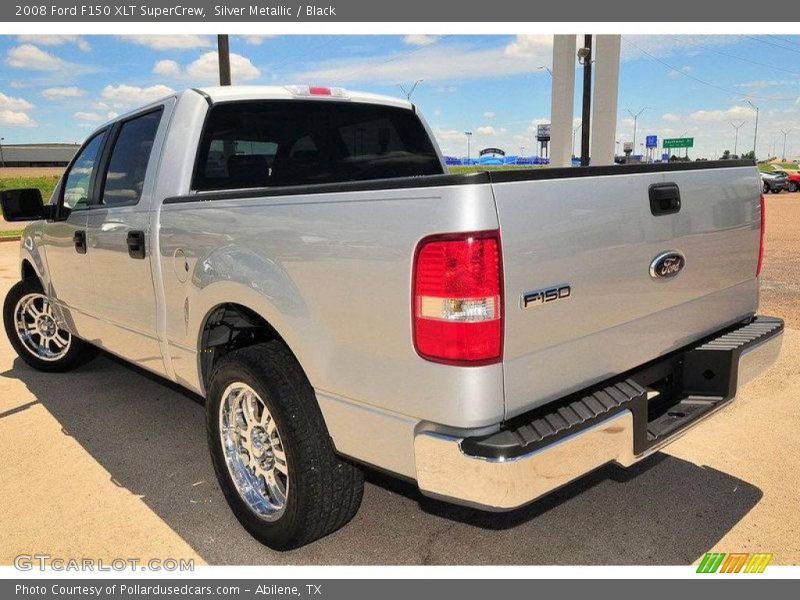 Silver Metallic / Black 2008 Ford F150 XLT SuperCrew