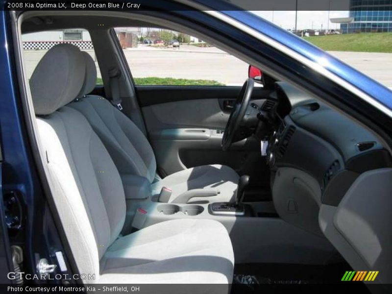 Deep Ocean Blue / Gray 2008 Kia Optima LX