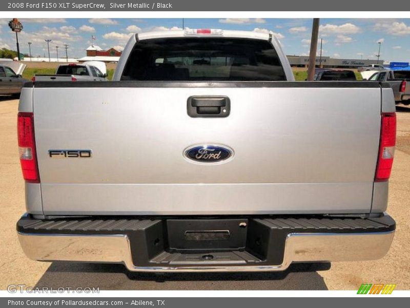 Silver Metallic / Black 2008 Ford F150 XLT SuperCrew