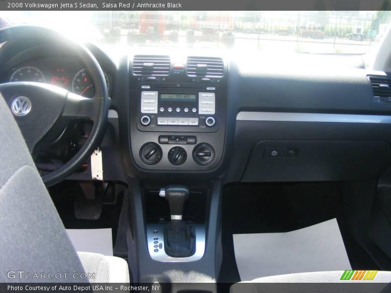 Salsa Red / Anthracite Black 2008 Volkswagen Jetta S Sedan