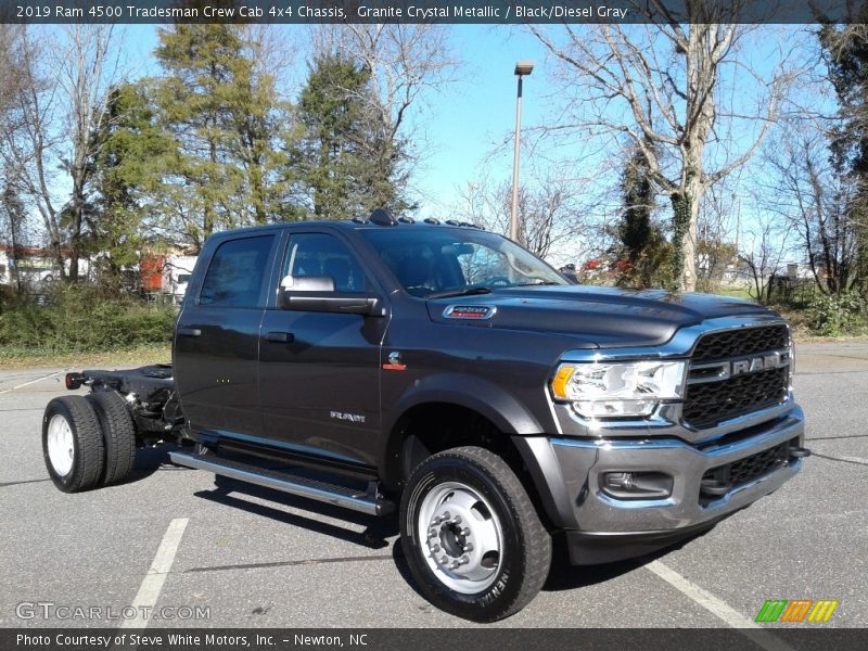 Granite Crystal Metallic / Black/Diesel Gray 2019 Ram 4500 Tradesman Crew Cab 4x4 Chassis