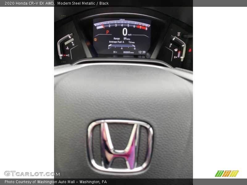 Modern Steel Metallic / Black 2020 Honda CR-V EX AWD