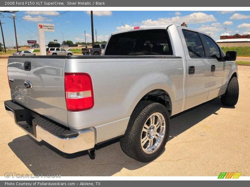 Silver Metallic / Black 2008 Ford F150 XLT SuperCrew