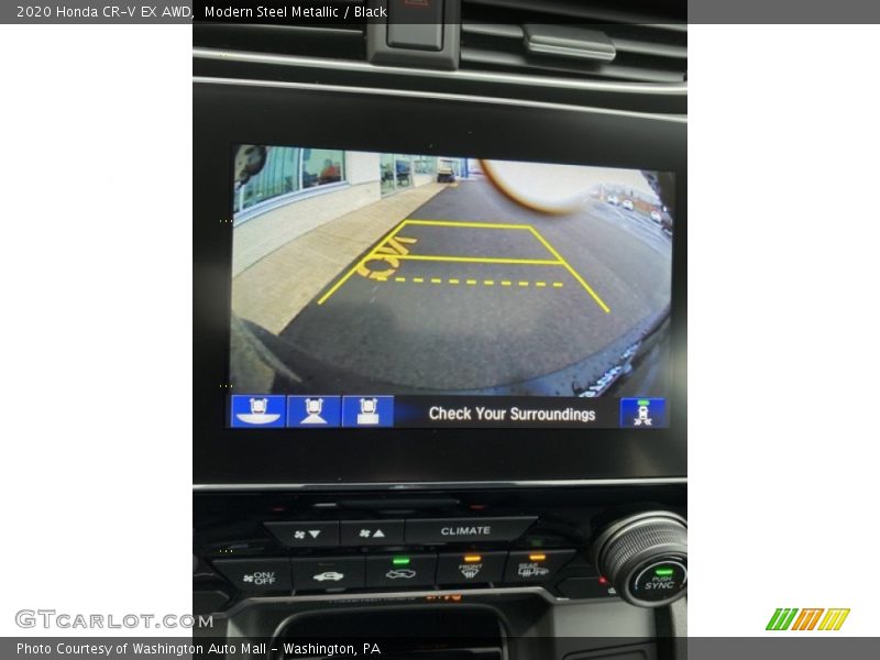 Modern Steel Metallic / Black 2020 Honda CR-V EX AWD