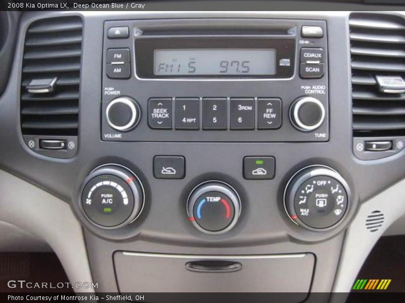 Deep Ocean Blue / Gray 2008 Kia Optima LX