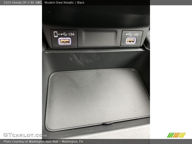 Modern Steel Metallic / Black 2020 Honda CR-V EX AWD