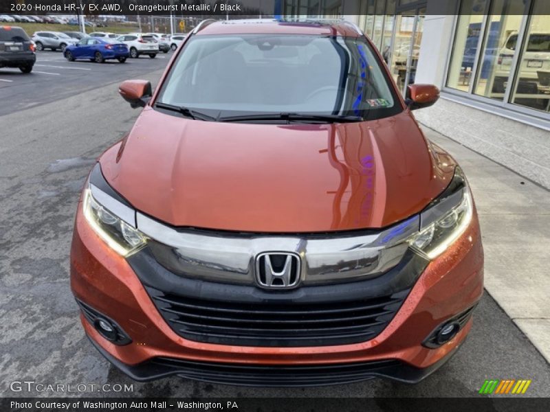 Orangeburst Metallic / Black 2020 Honda HR-V EX AWD