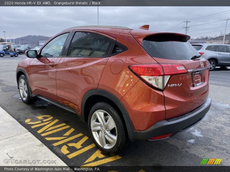 Orangeburst Metallic / Black 2020 Honda HR-V EX AWD