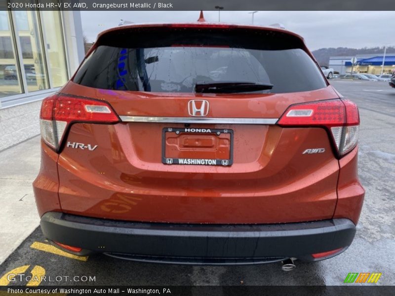 Orangeburst Metallic / Black 2020 Honda HR-V EX AWD