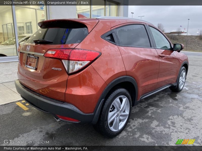 Orangeburst Metallic / Black 2020 Honda HR-V EX AWD