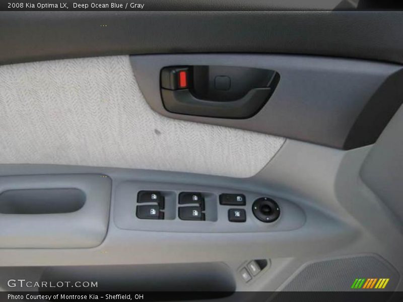 Deep Ocean Blue / Gray 2008 Kia Optima LX