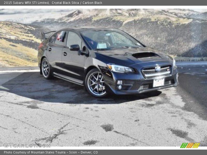 Crystal Black Silica / Carbon Black 2015 Subaru WRX STI Limited