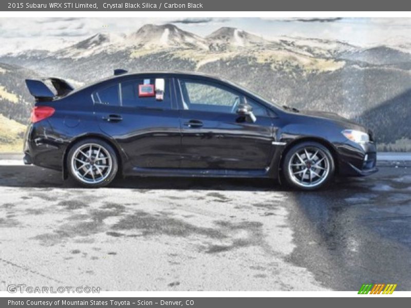 Crystal Black Silica / Carbon Black 2015 Subaru WRX STI Limited