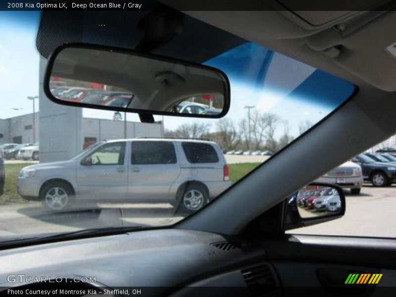 Deep Ocean Blue / Gray 2008 Kia Optima LX