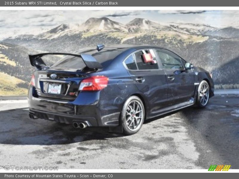 Crystal Black Silica / Carbon Black 2015 Subaru WRX STI Limited