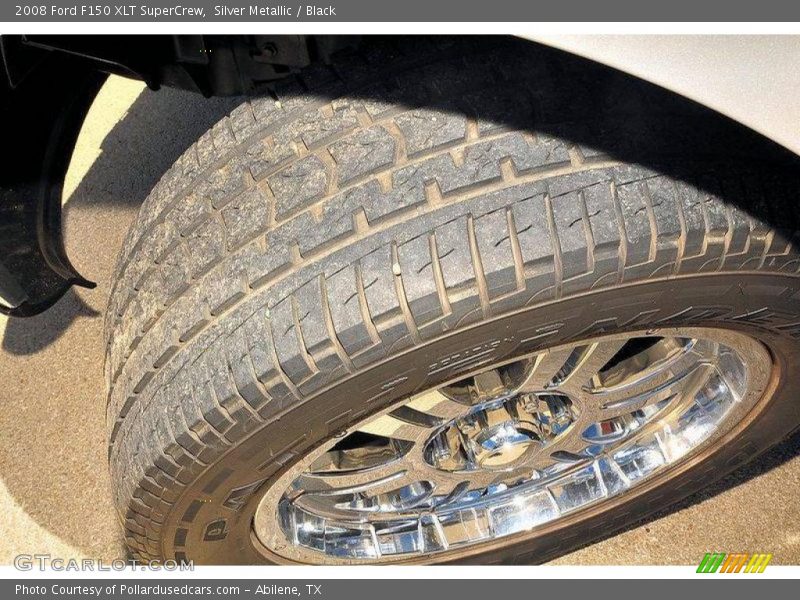 Silver Metallic / Black 2008 Ford F150 XLT SuperCrew