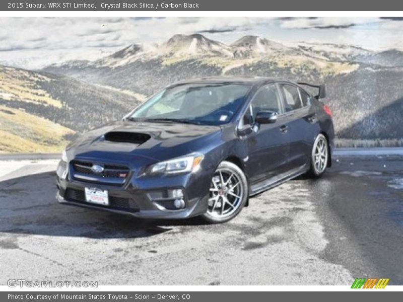 Crystal Black Silica / Carbon Black 2015 Subaru WRX STI Limited