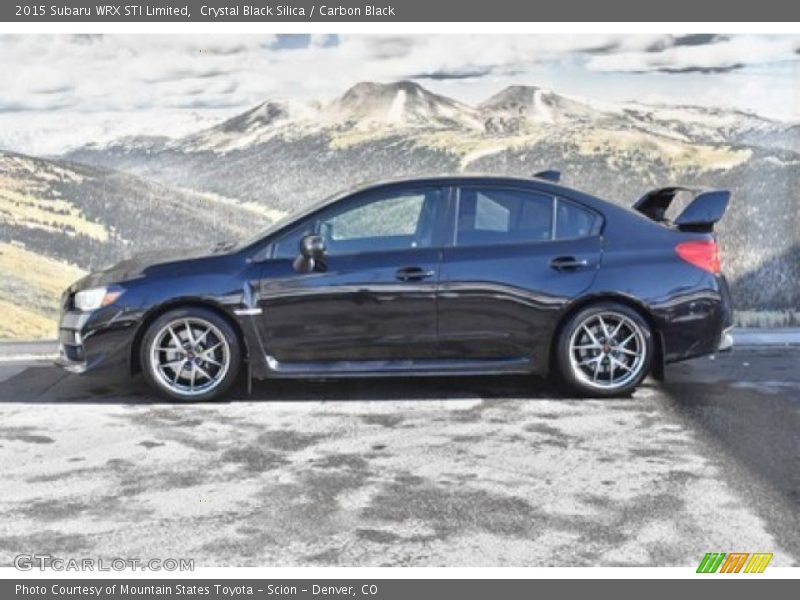 Crystal Black Silica / Carbon Black 2015 Subaru WRX STI Limited