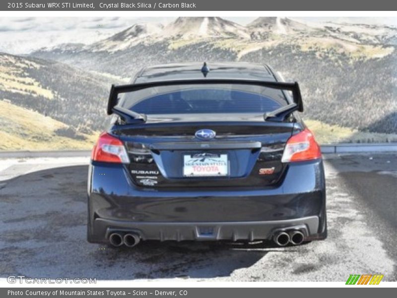 Crystal Black Silica / Carbon Black 2015 Subaru WRX STI Limited