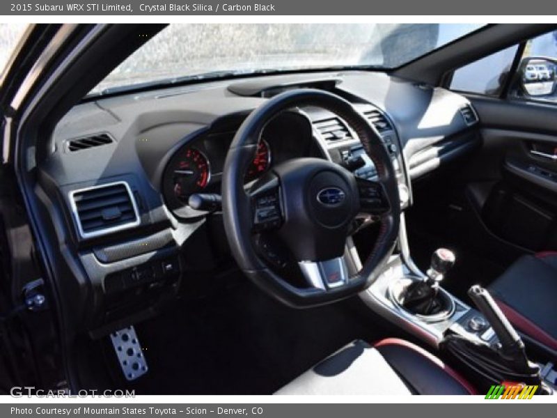 Crystal Black Silica / Carbon Black 2015 Subaru WRX STI Limited