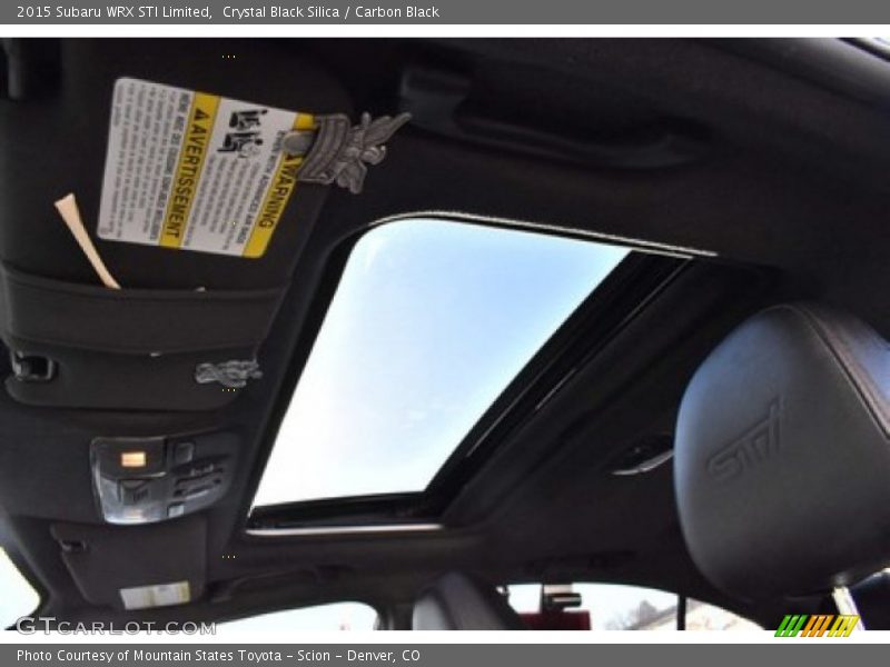 Crystal Black Silica / Carbon Black 2015 Subaru WRX STI Limited