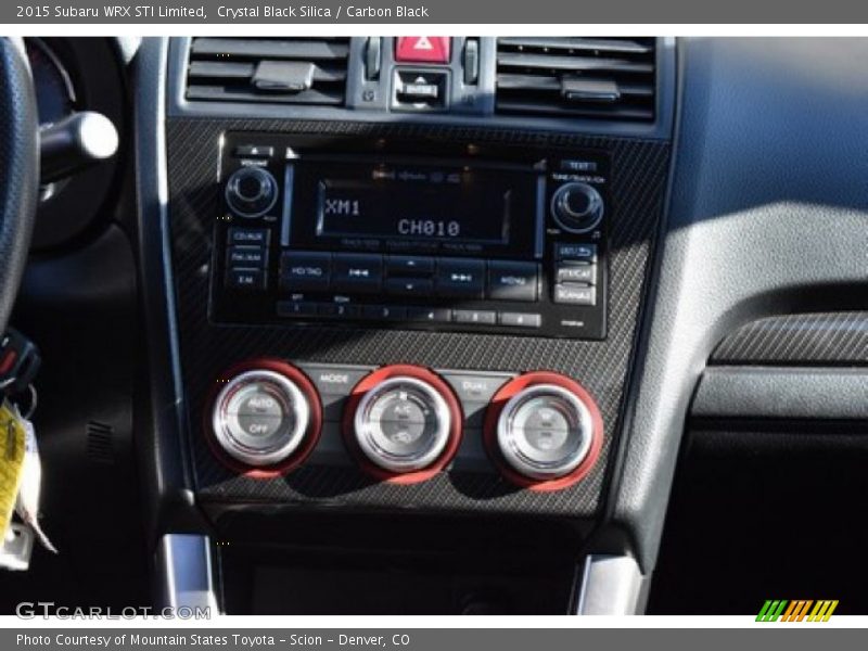 Crystal Black Silica / Carbon Black 2015 Subaru WRX STI Limited