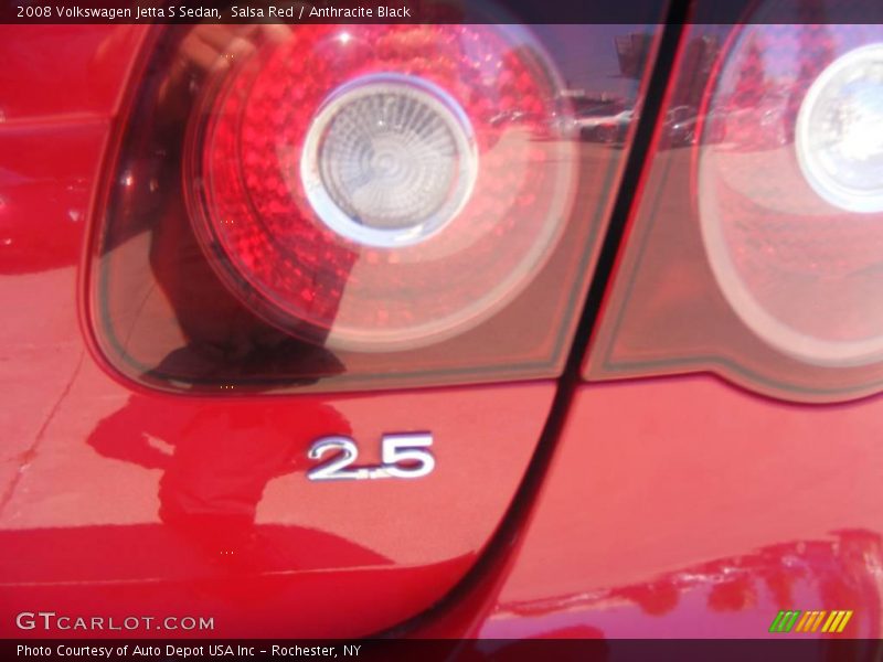 Salsa Red / Anthracite Black 2008 Volkswagen Jetta S Sedan