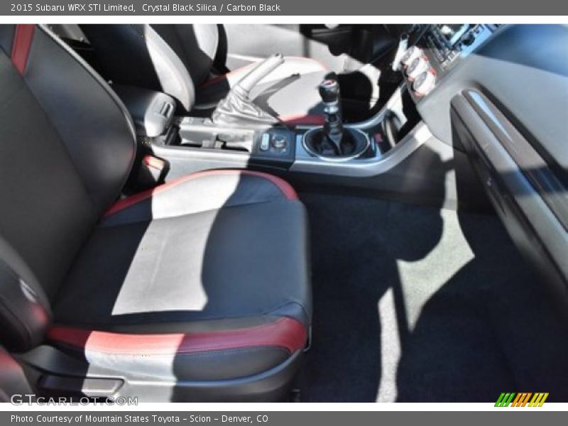 Crystal Black Silica / Carbon Black 2015 Subaru WRX STI Limited