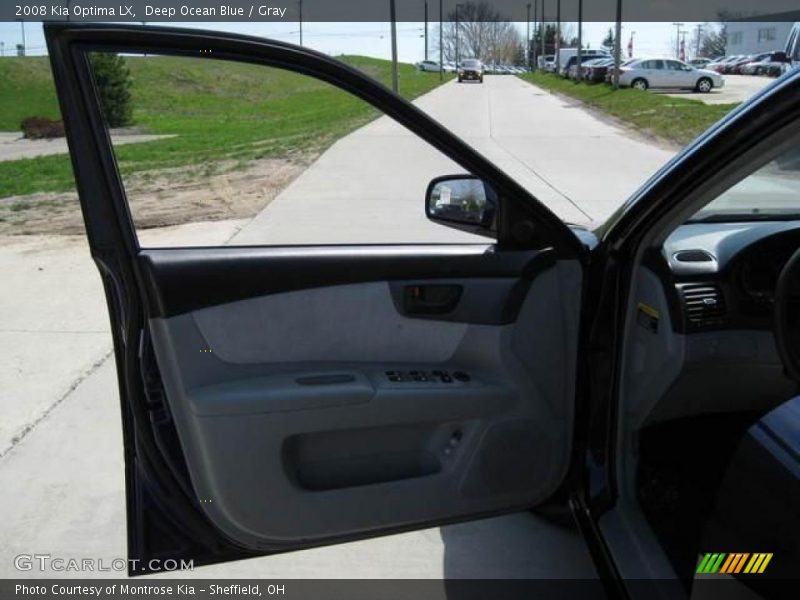 Deep Ocean Blue / Gray 2008 Kia Optima LX