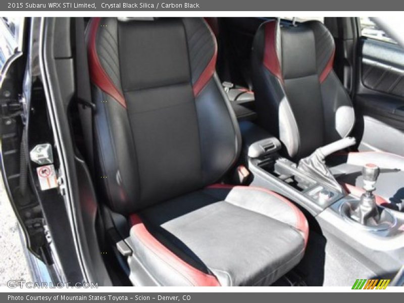 Crystal Black Silica / Carbon Black 2015 Subaru WRX STI Limited