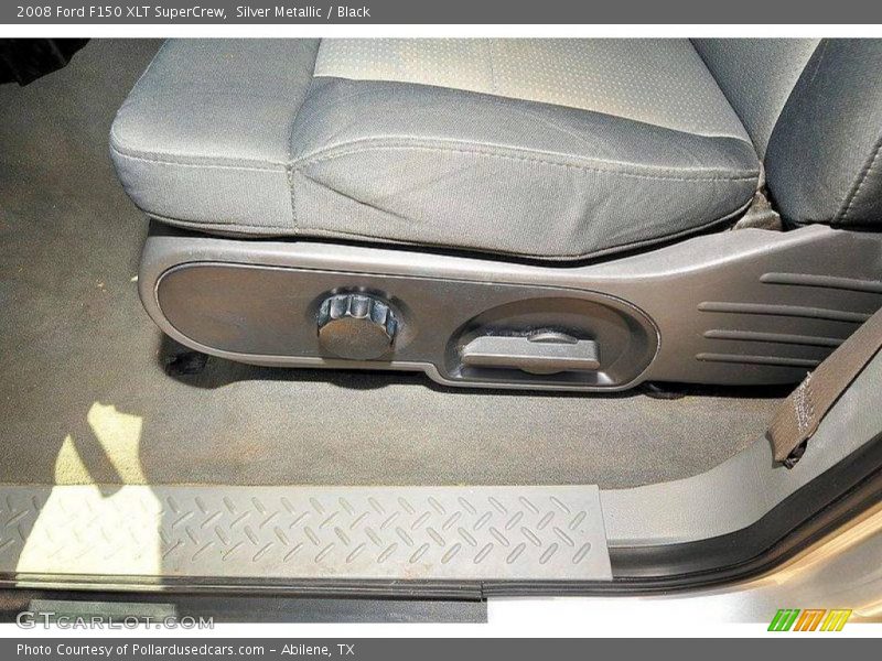 Silver Metallic / Black 2008 Ford F150 XLT SuperCrew
