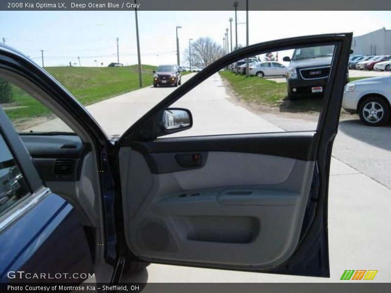 Deep Ocean Blue / Gray 2008 Kia Optima LX