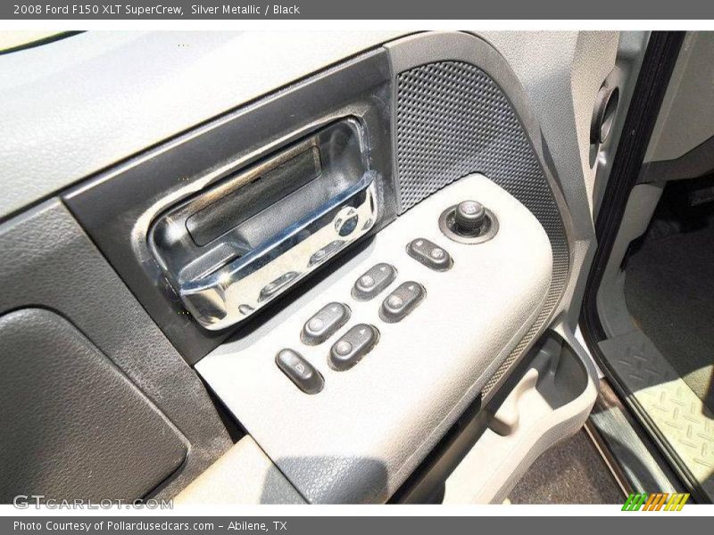 Silver Metallic / Black 2008 Ford F150 XLT SuperCrew