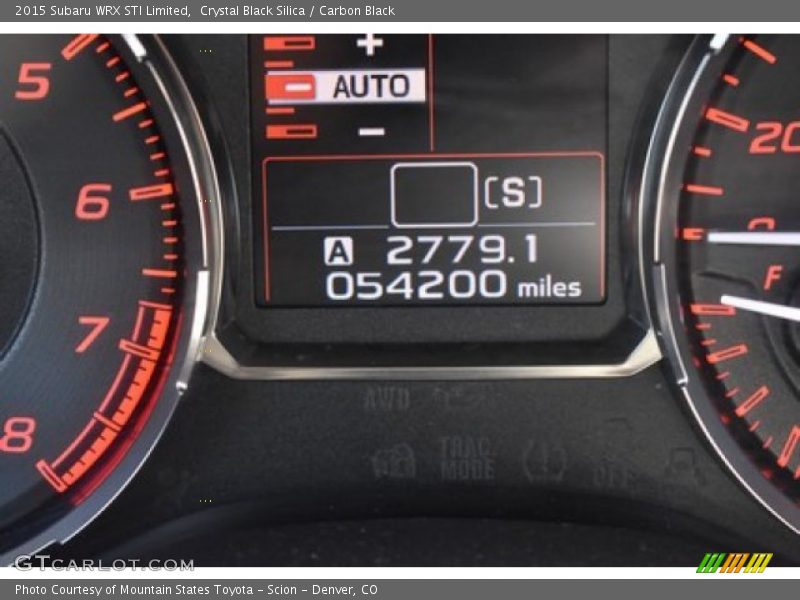 Crystal Black Silica / Carbon Black 2015 Subaru WRX STI Limited