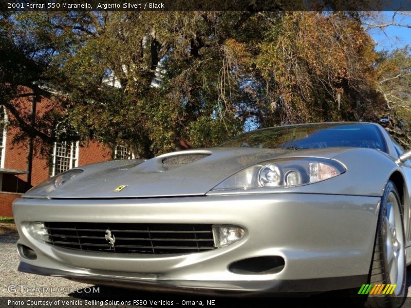 Argento (Silver) / Black 2001 Ferrari 550 Maranello