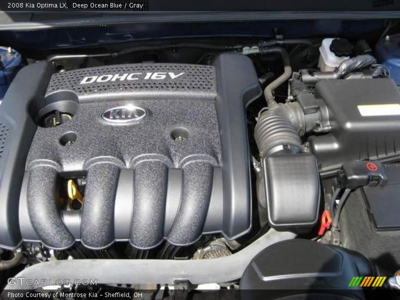 Deep Ocean Blue / Gray 2008 Kia Optima LX