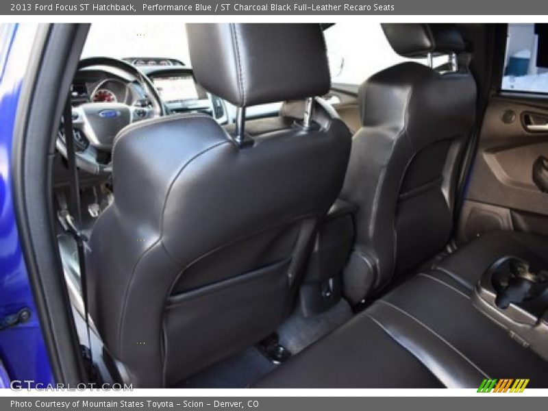 Performance Blue / ST Charcoal Black Full-Leather Recaro Seats 2013 Ford Focus ST Hatchback