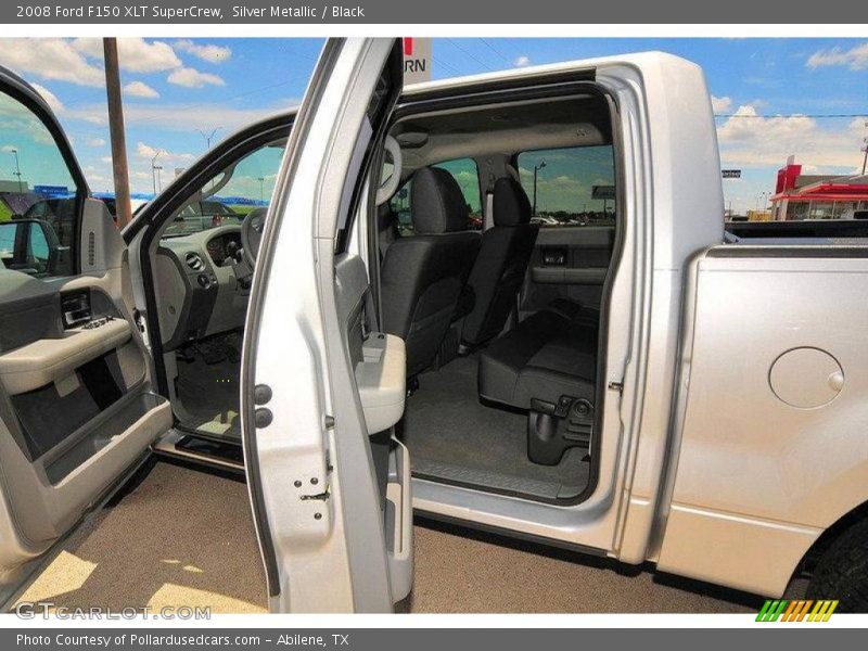 Silver Metallic / Black 2008 Ford F150 XLT SuperCrew