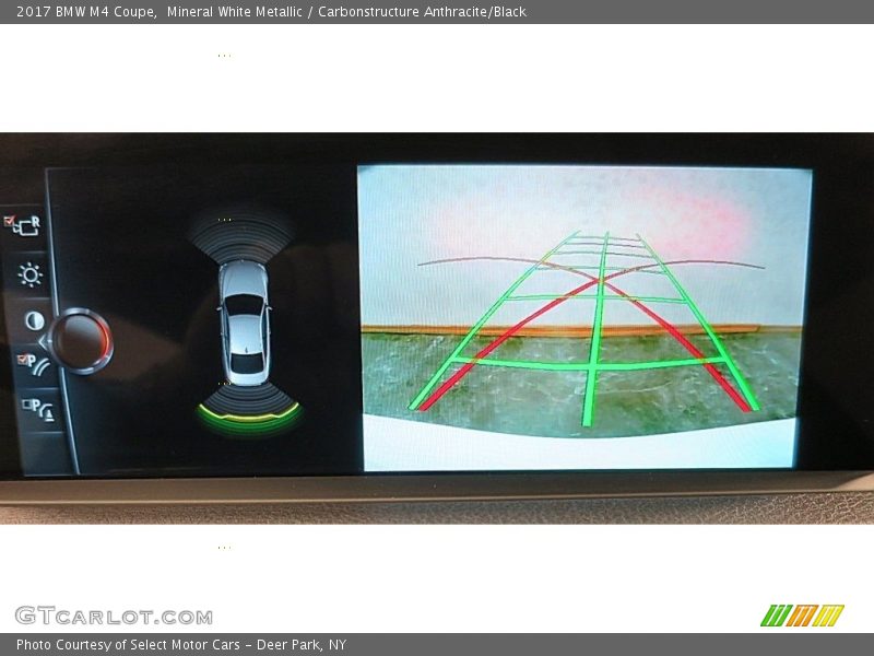 Mineral White Metallic / Carbonstructure Anthracite/Black 2017 BMW M4 Coupe