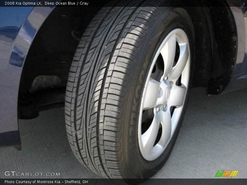Deep Ocean Blue / Gray 2008 Kia Optima LX