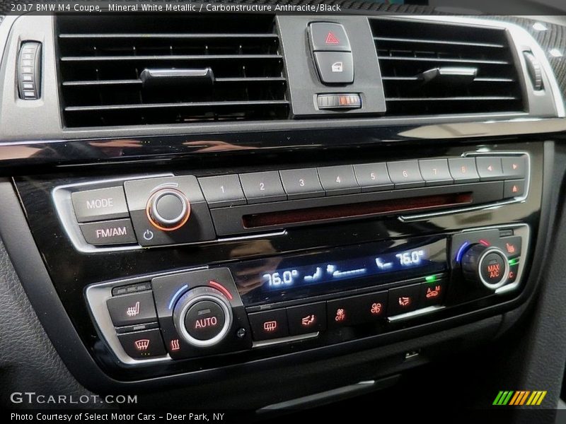 Controls of 2017 M4 Coupe