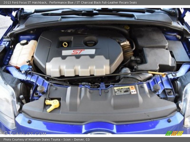 Performance Blue / ST Charcoal Black Full-Leather Recaro Seats 2013 Ford Focus ST Hatchback