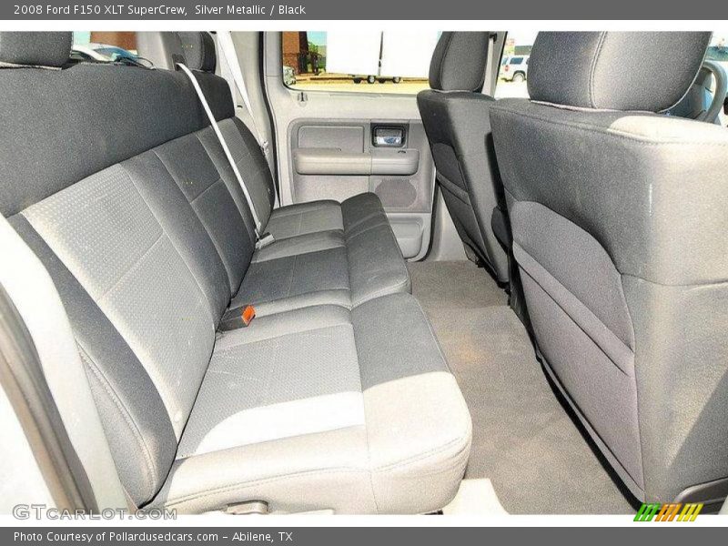 Silver Metallic / Black 2008 Ford F150 XLT SuperCrew