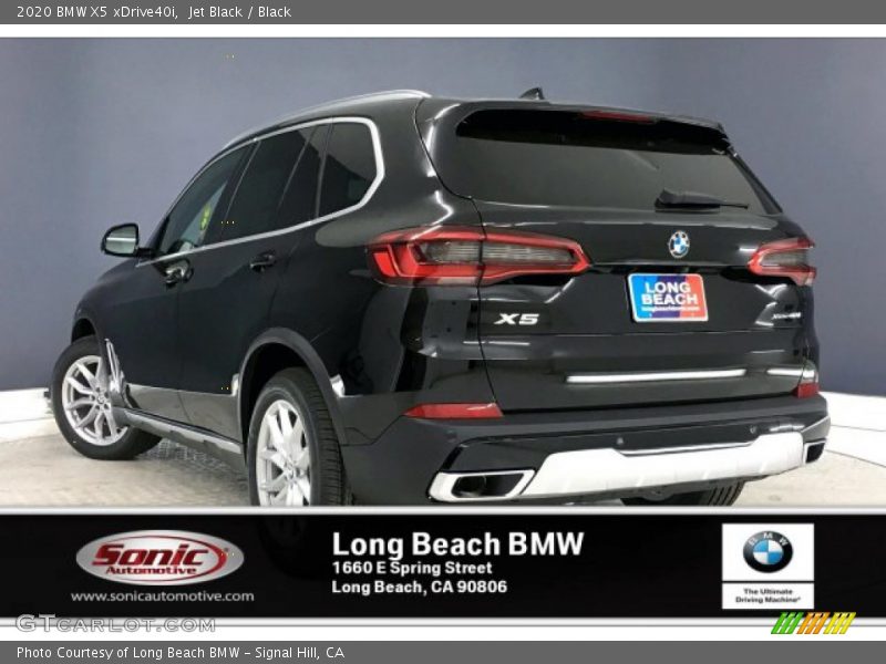 Jet Black / Black 2020 BMW X5 xDrive40i