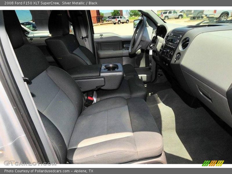 Silver Metallic / Black 2008 Ford F150 XLT SuperCrew