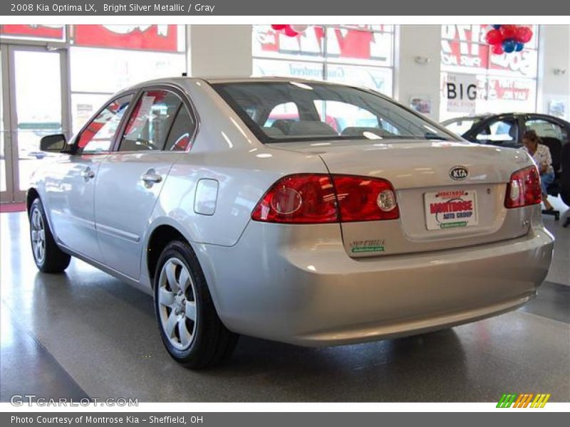 Bright Silver Metallic / Gray 2008 Kia Optima LX