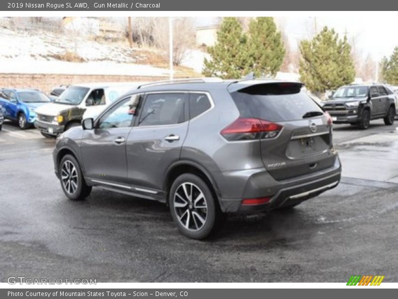 Gun Metallic / Charcoal 2019 Nissan Rogue SL AWD