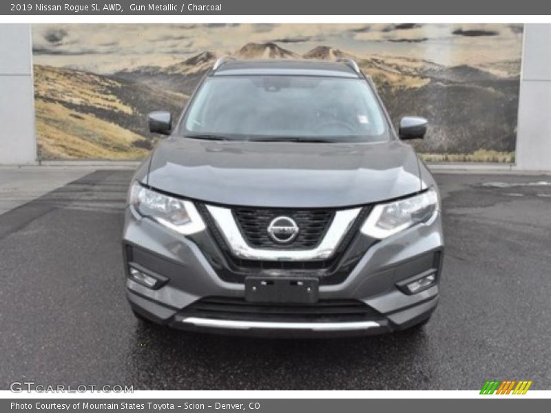 Gun Metallic / Charcoal 2019 Nissan Rogue SL AWD